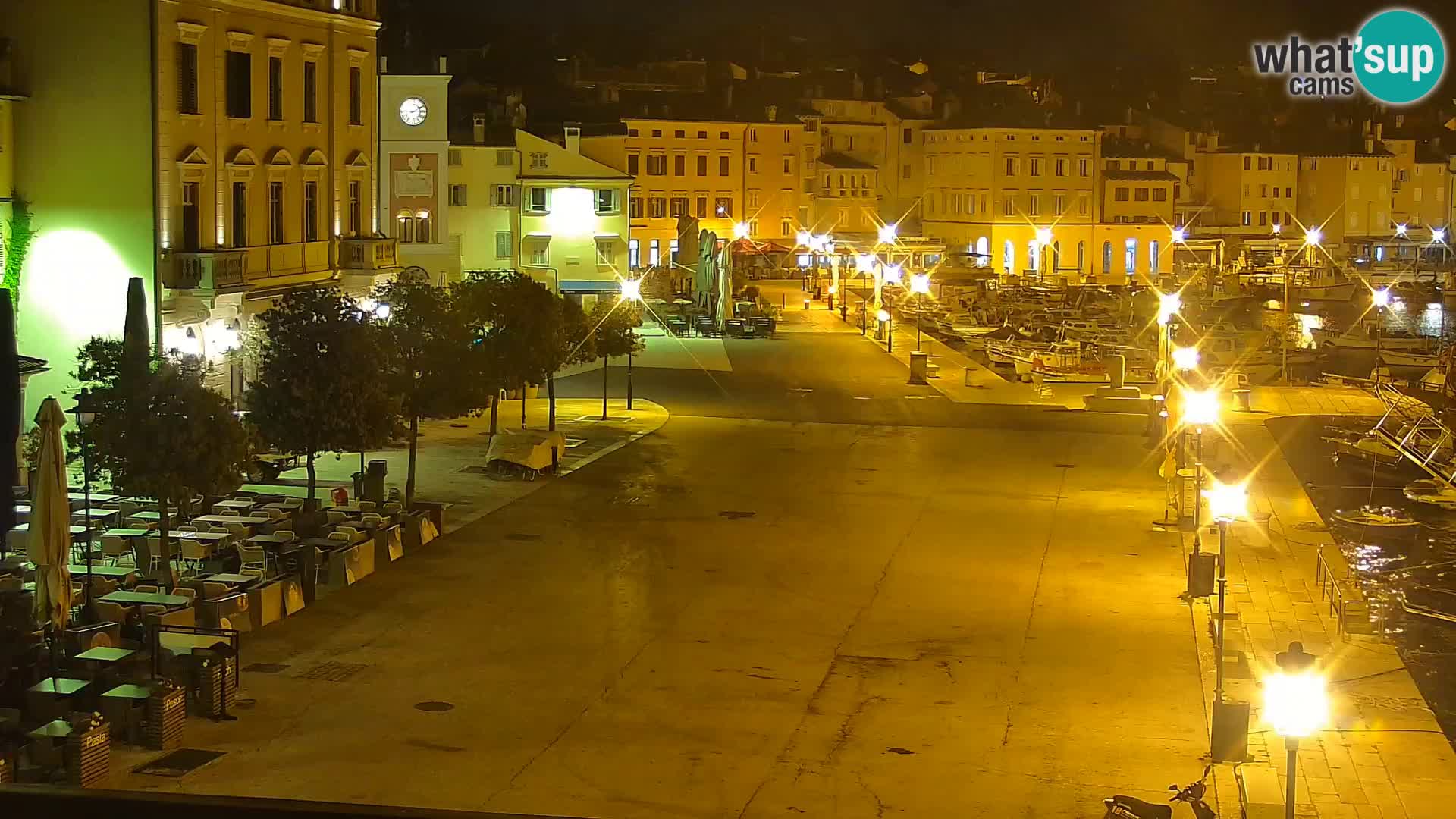 Promenade e marina a Rovinj