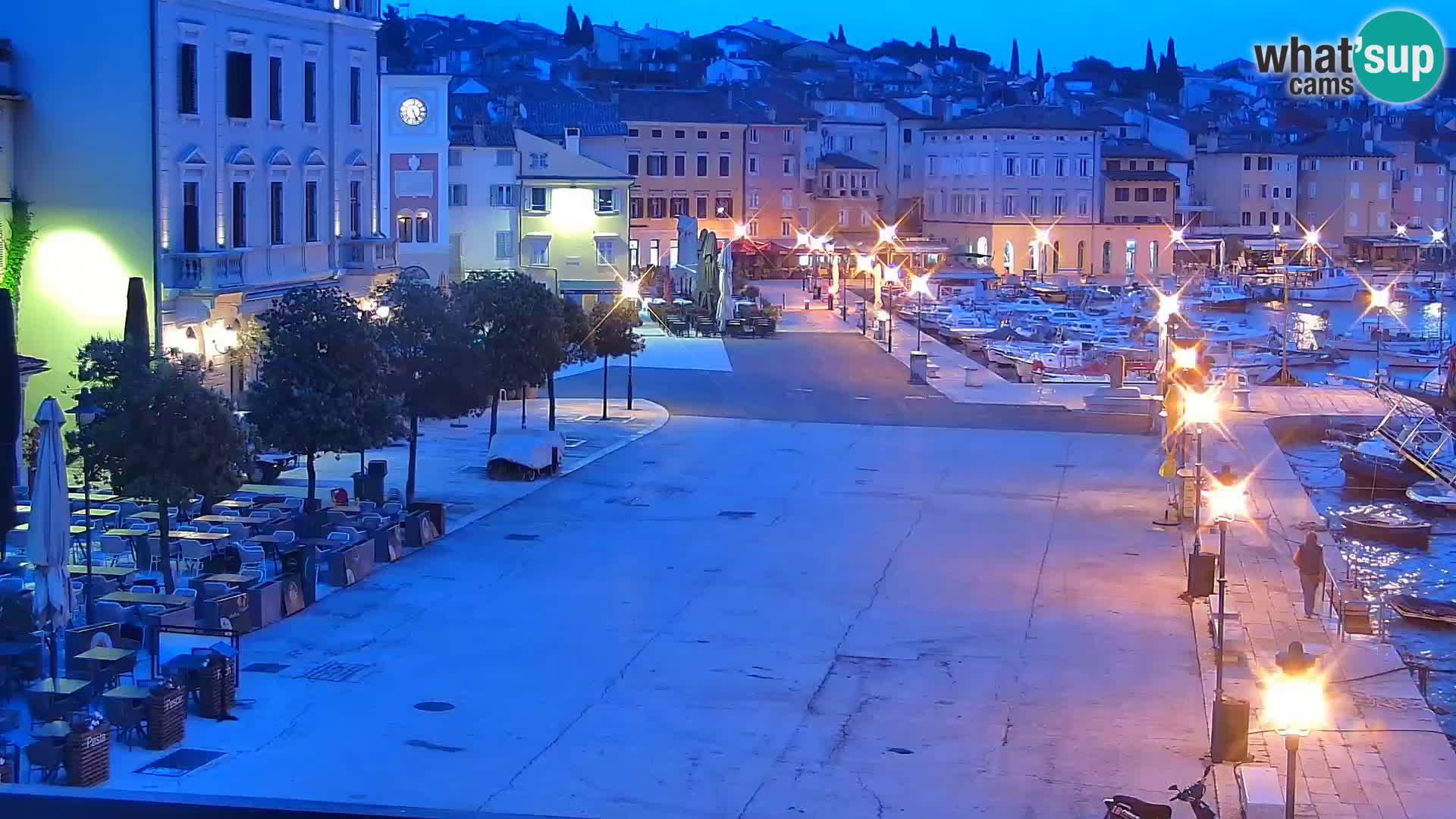 Lungomare e marina a Rovigno – Webcam motorizzata