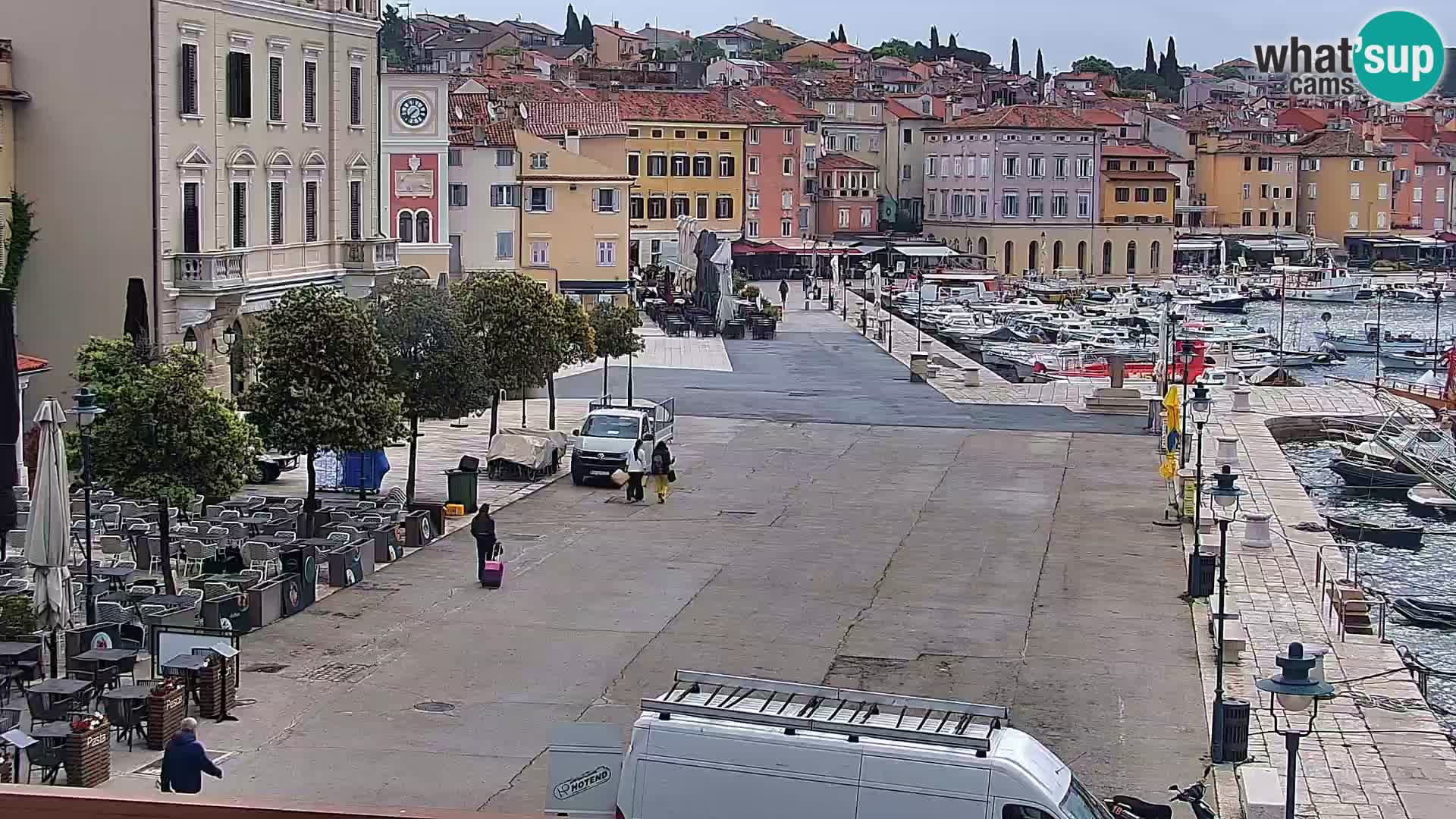 Lungomare e marina a Rovigno – Webcam motorizzata