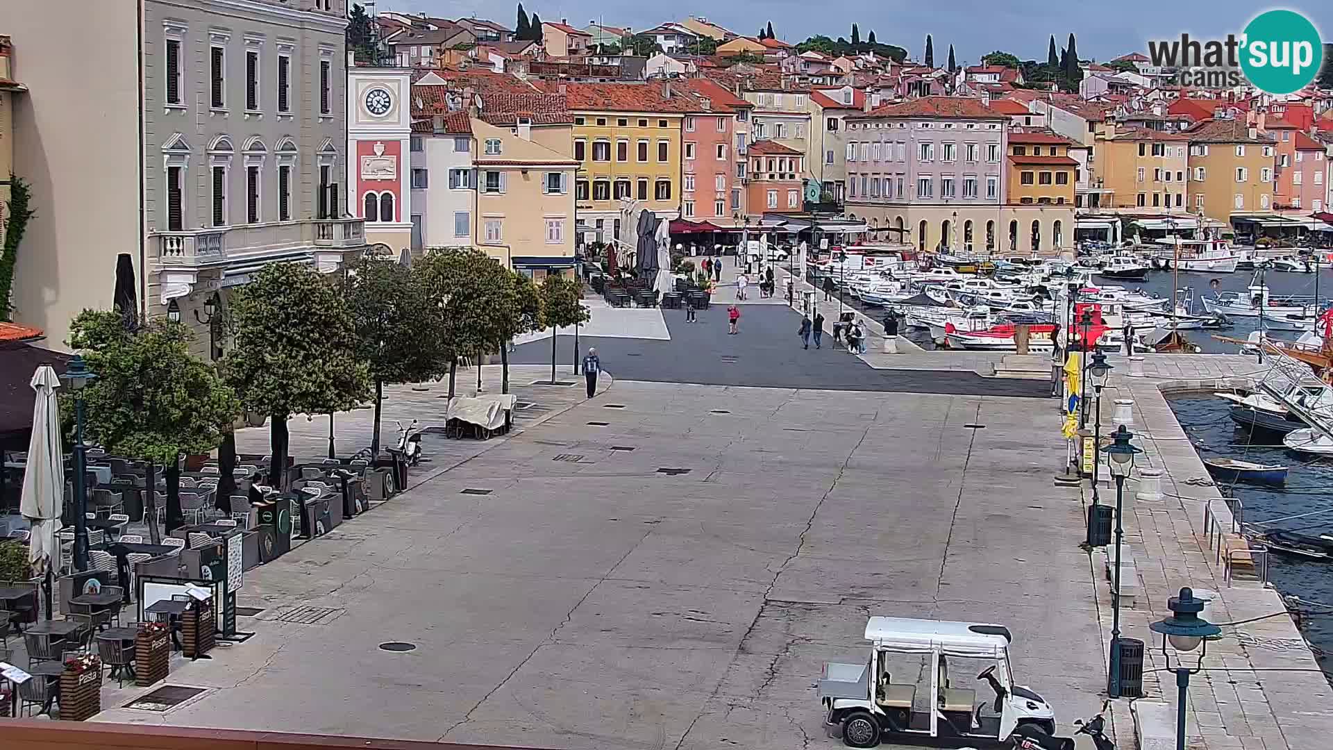 Promenade e marina a Rovinj