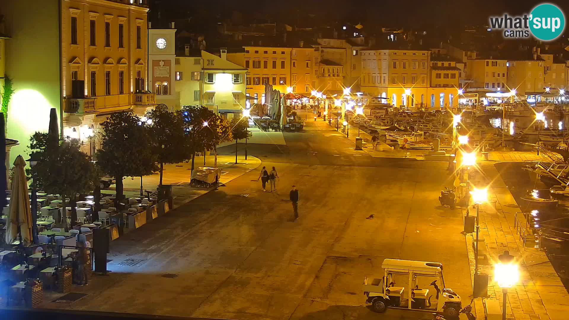 Promenade e marina a Rovinj
