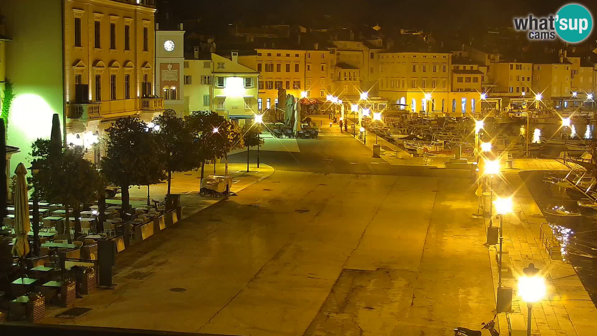Promenade e marina a Rovinj