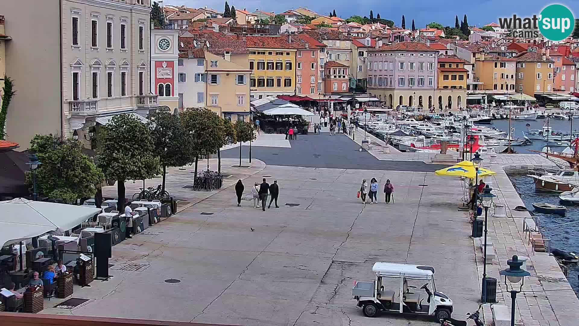 Spletna kamera Rovinj promenada in marina | Rovinj Vreme