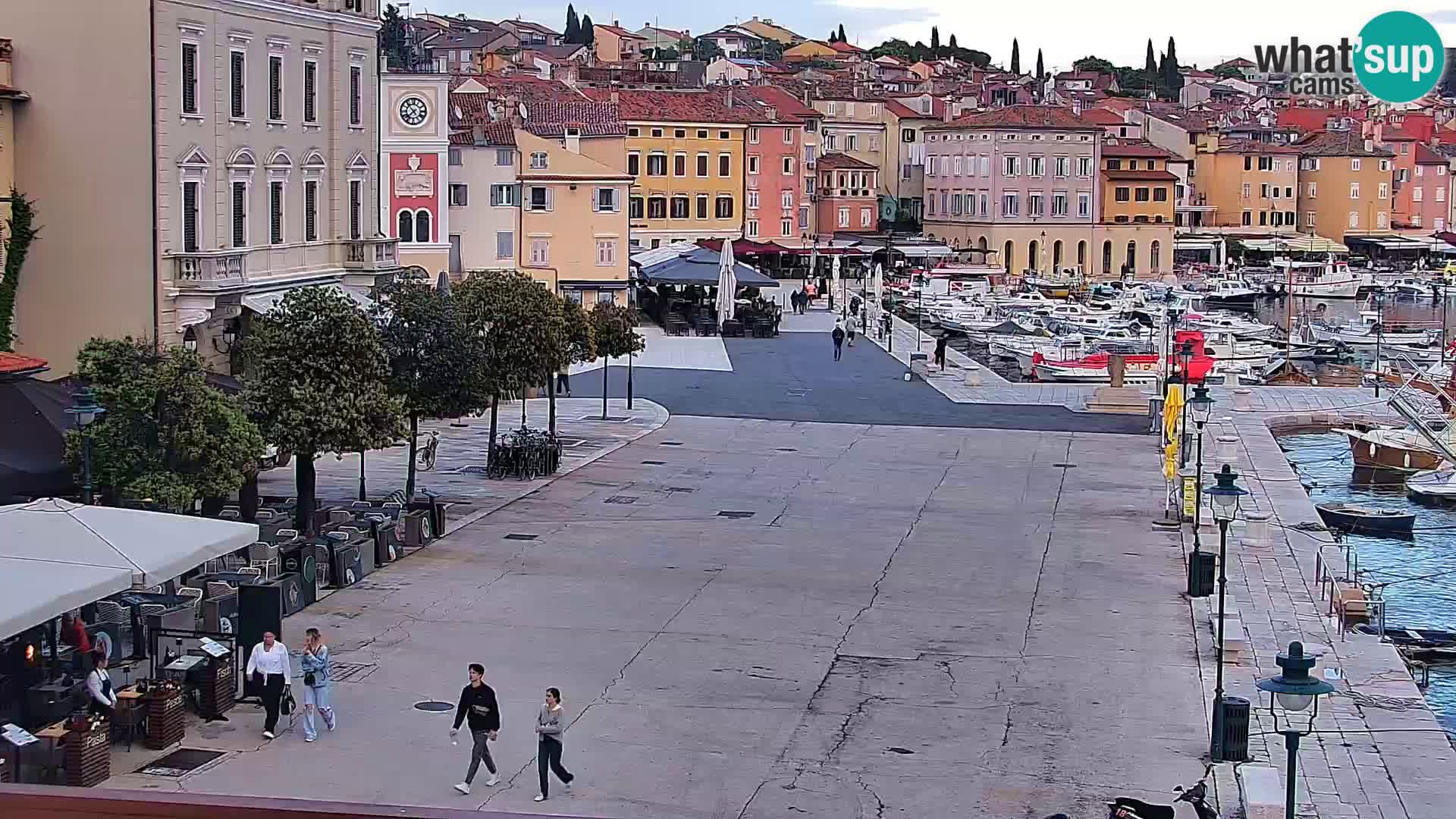 Rovinj webcam promenade and marina – Istria – Croatia
