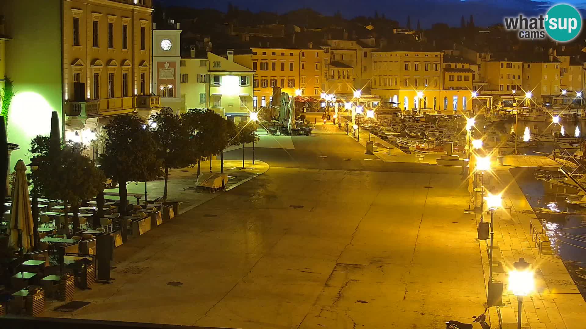Promenade e marina a Rovinj