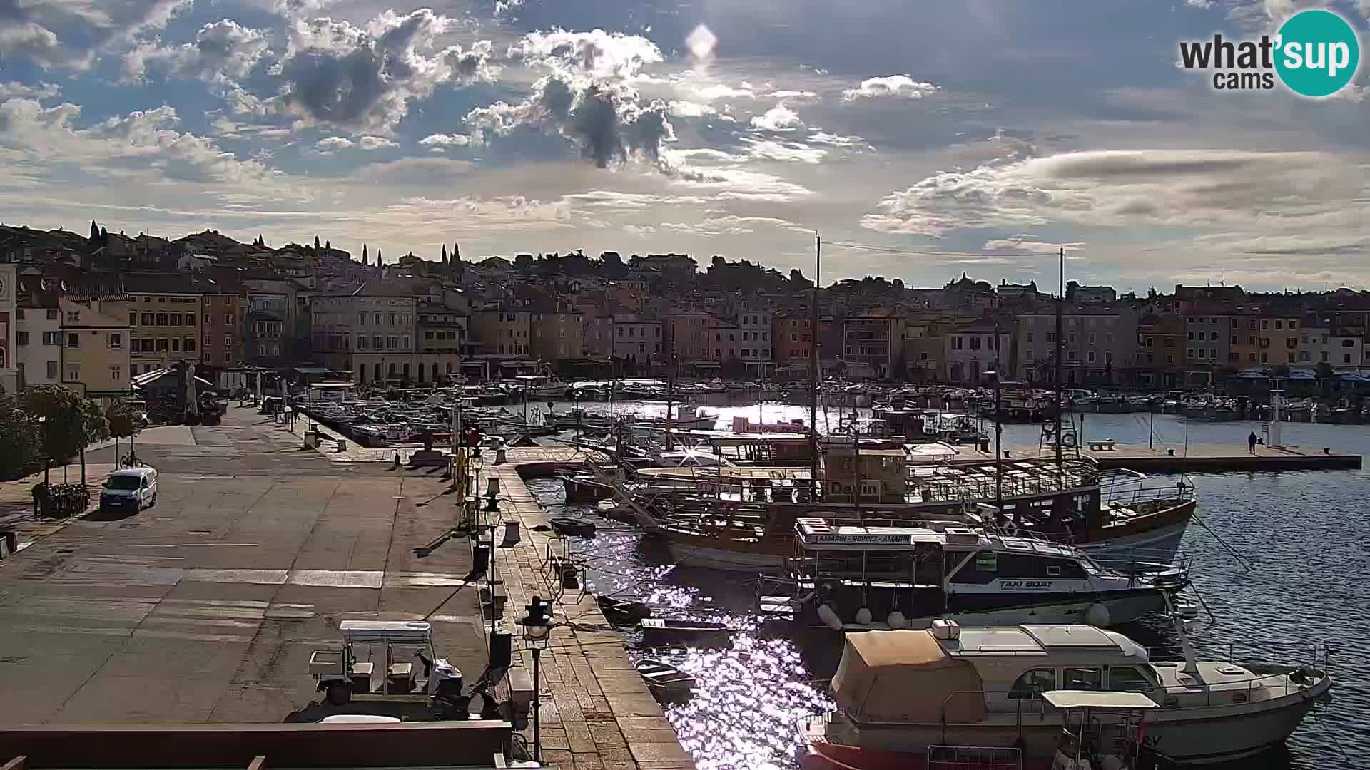 Lungomare e marina a Rovigno – Webcam motorizzata