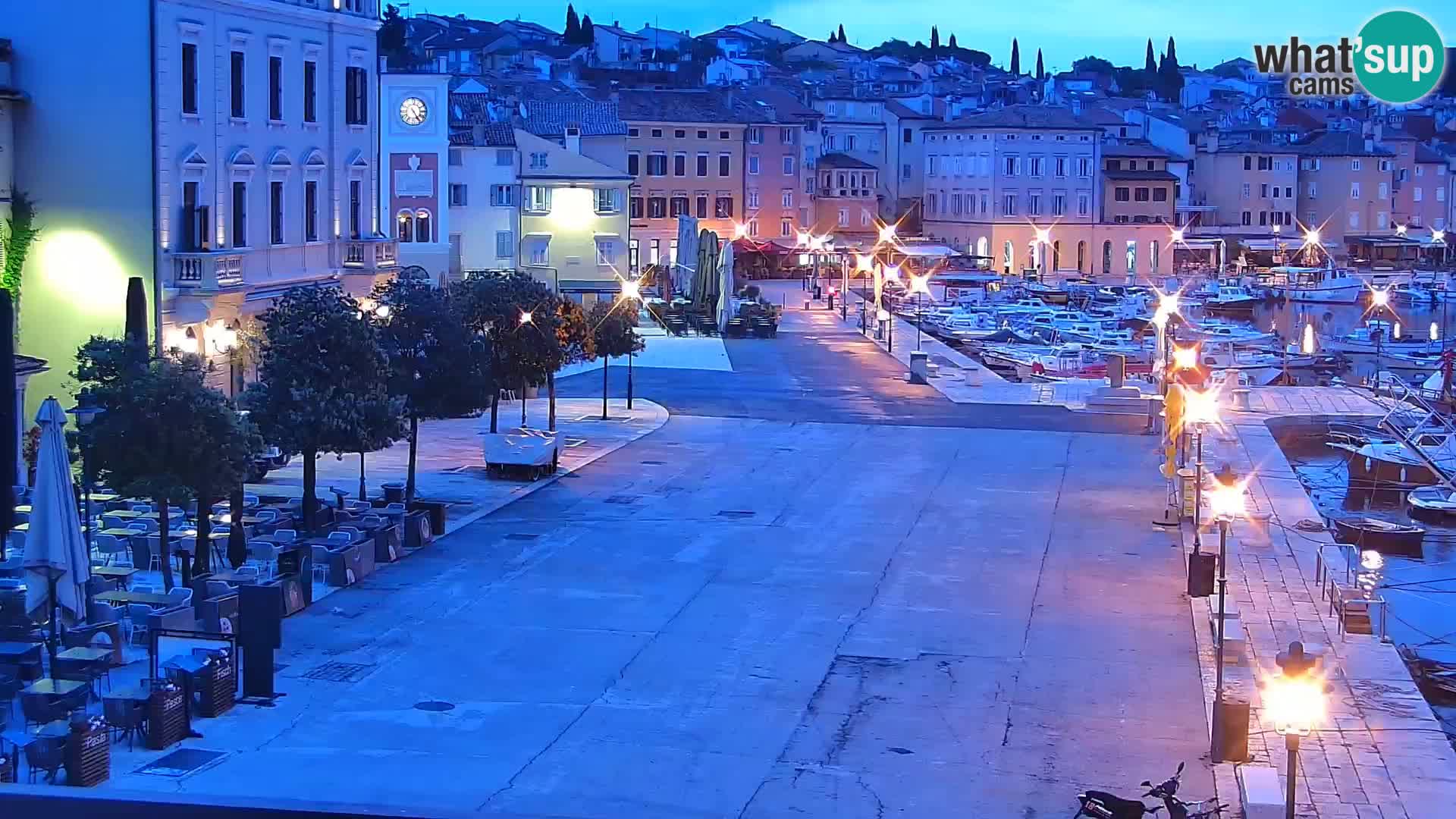 Promenada in marina v Rovinju
