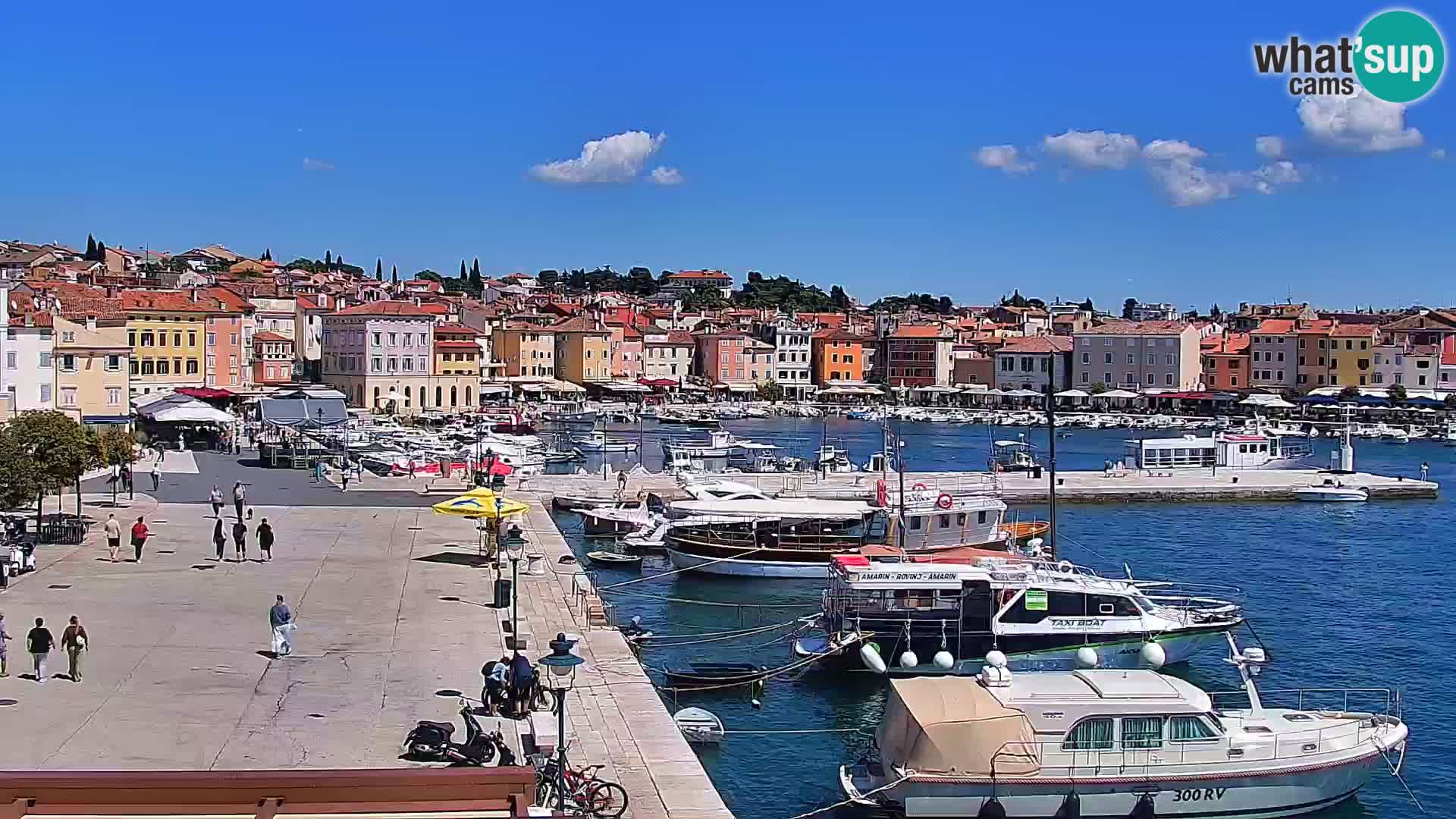 Promenade e marina a Rovinj