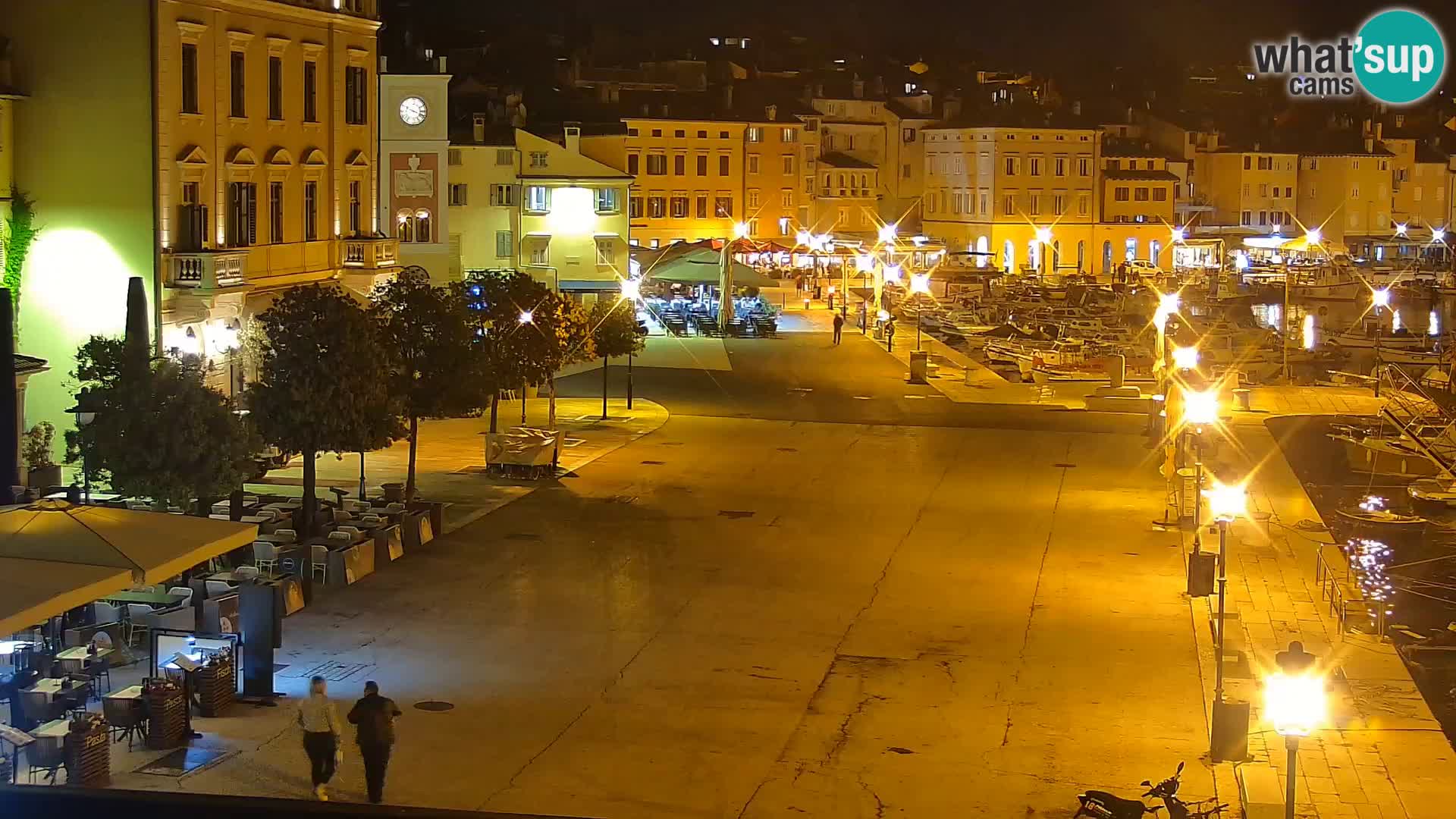 Promenade e marina en Rovinj