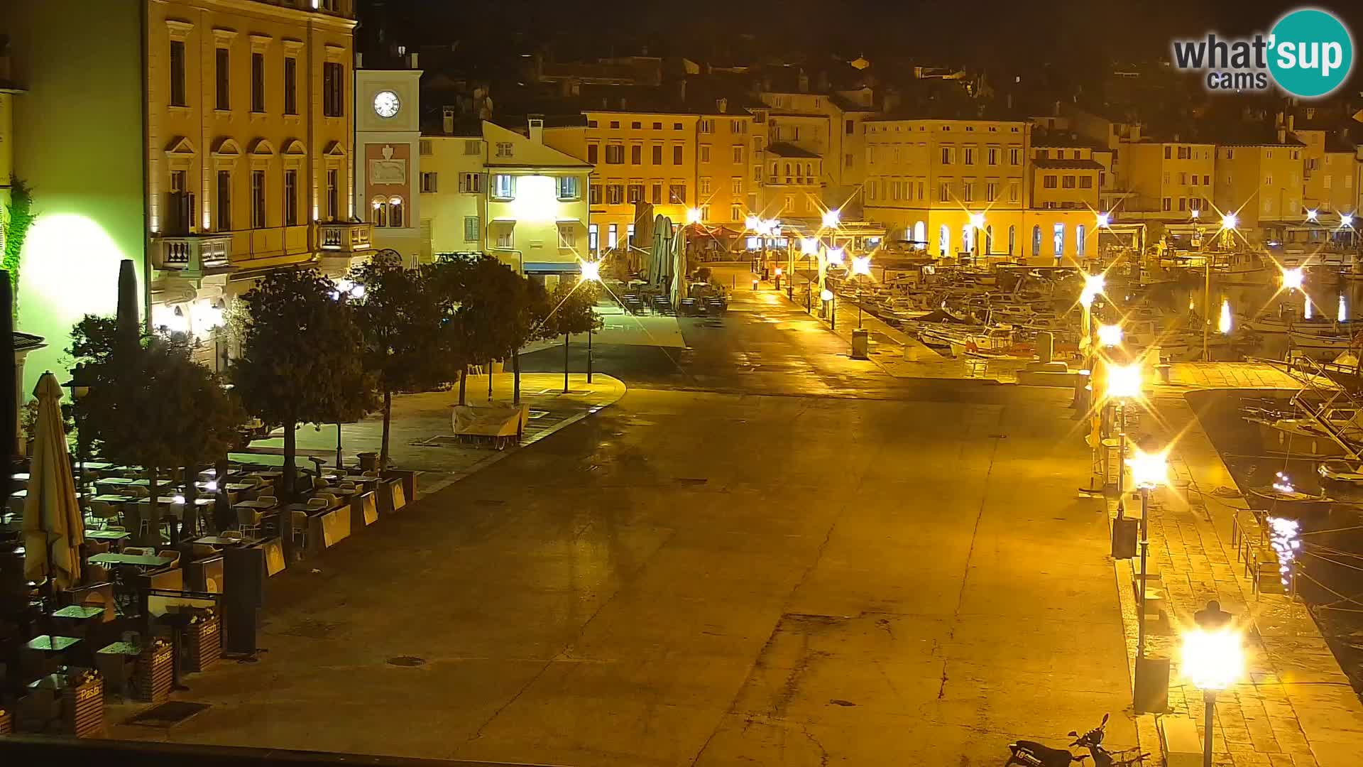 Promenade e marina a Rovinj