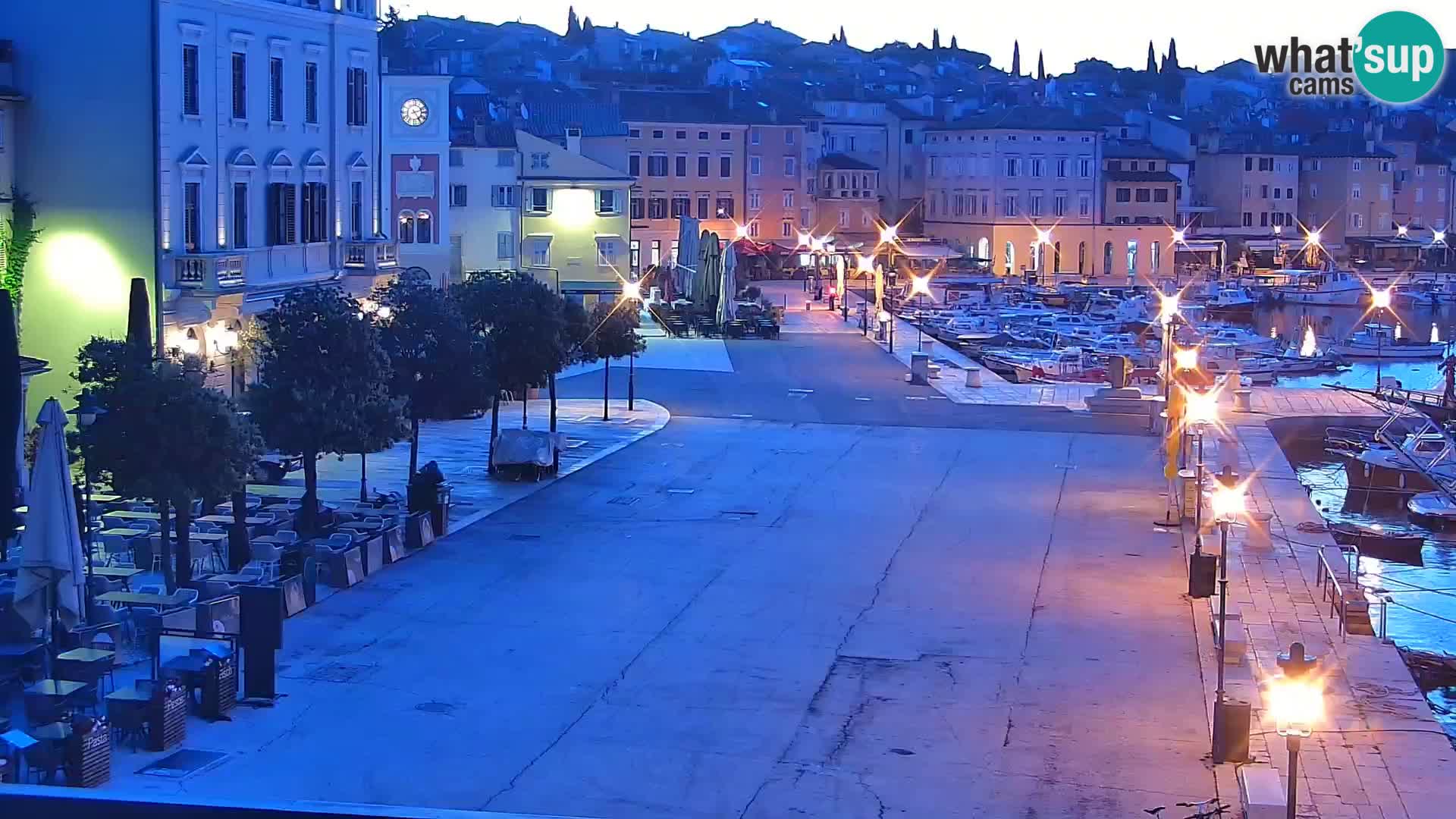 Rovinj webcam promenade and marina – Istria – Croatia