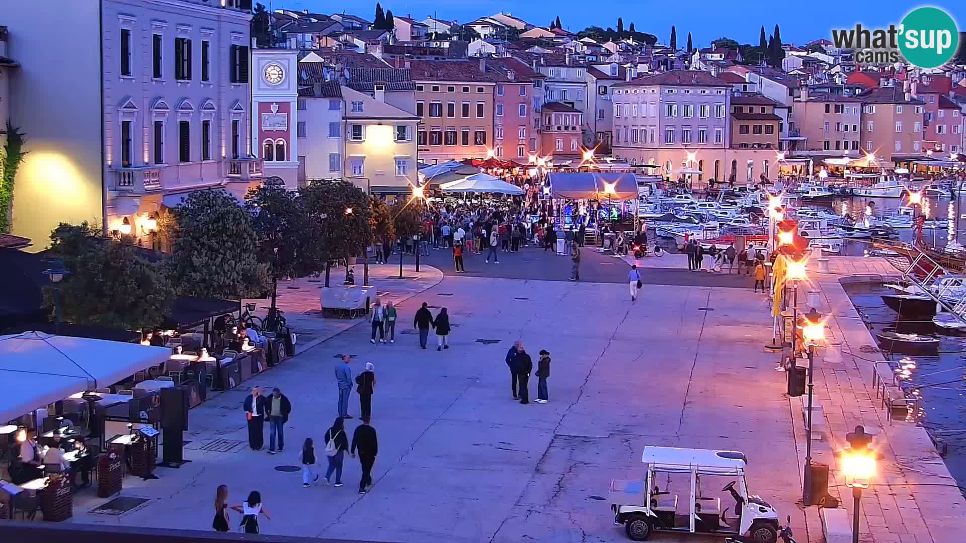 Rovinj webcam promenade and marina – Istria – Croatia