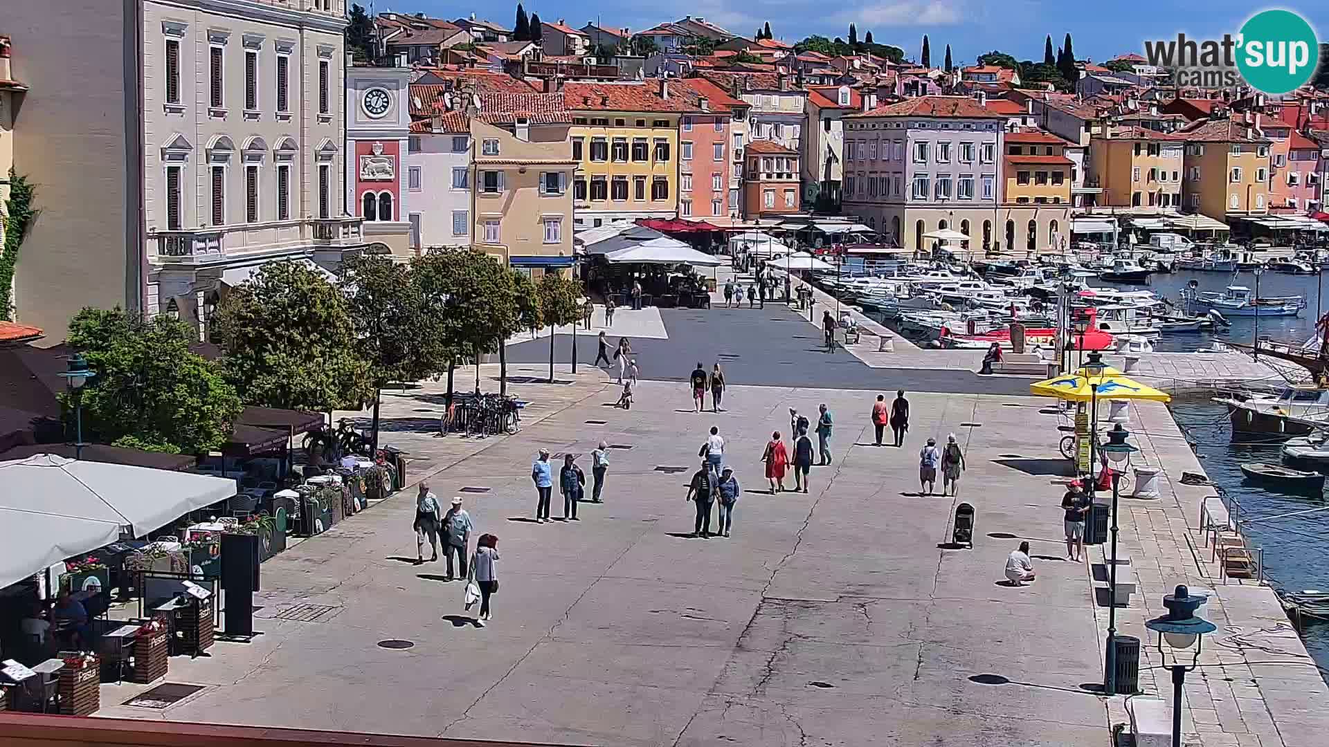 Promenada in marina v Rovinju