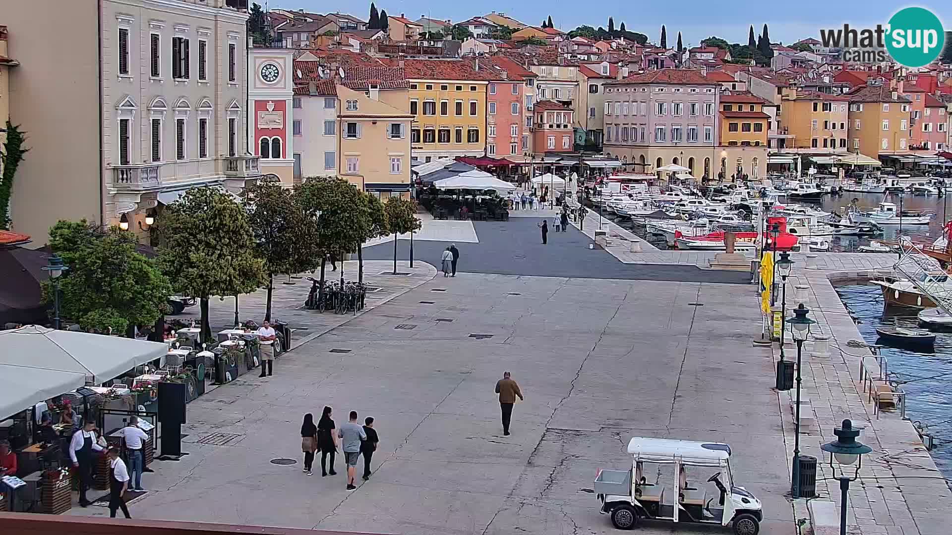 Promenade e marina a Rovinj