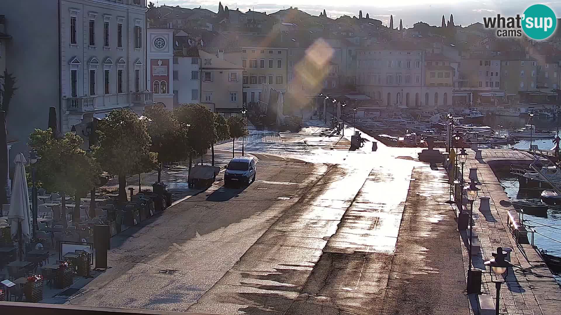 Rovinj webcam promenade and marina – Istria – Croatia