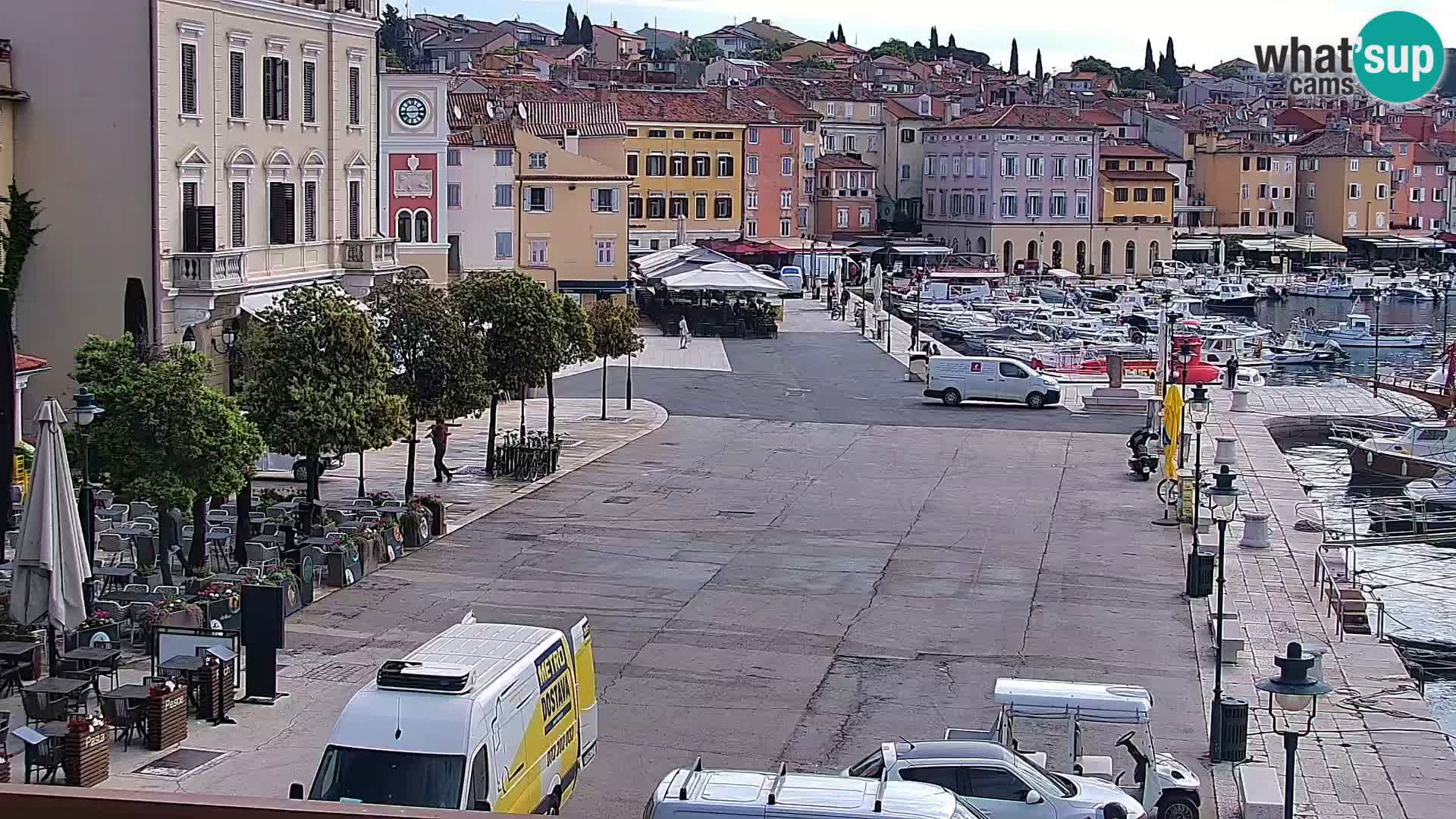 Rovinj webcam promenade and marina – Istria – Croatia
