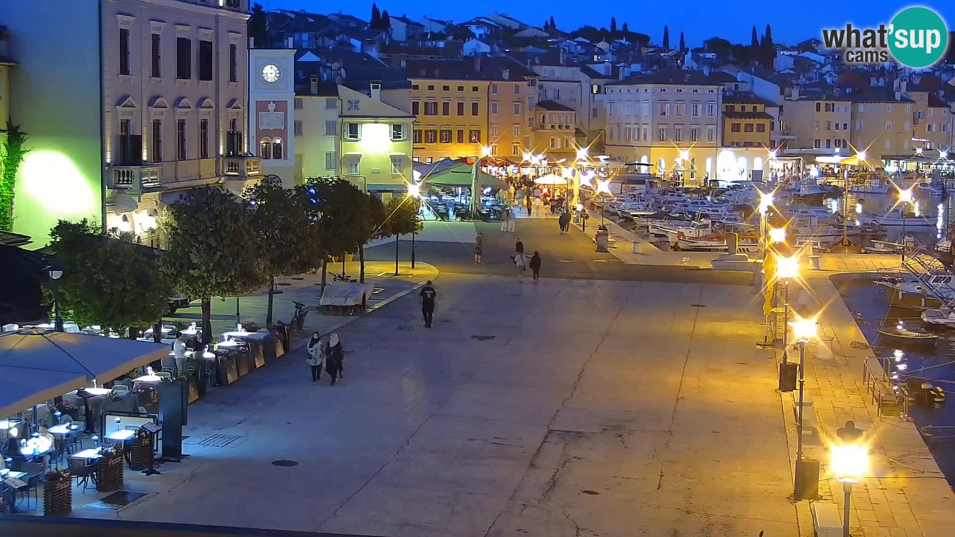 Rovinj webcam promenade and marina – Istria – Croatia