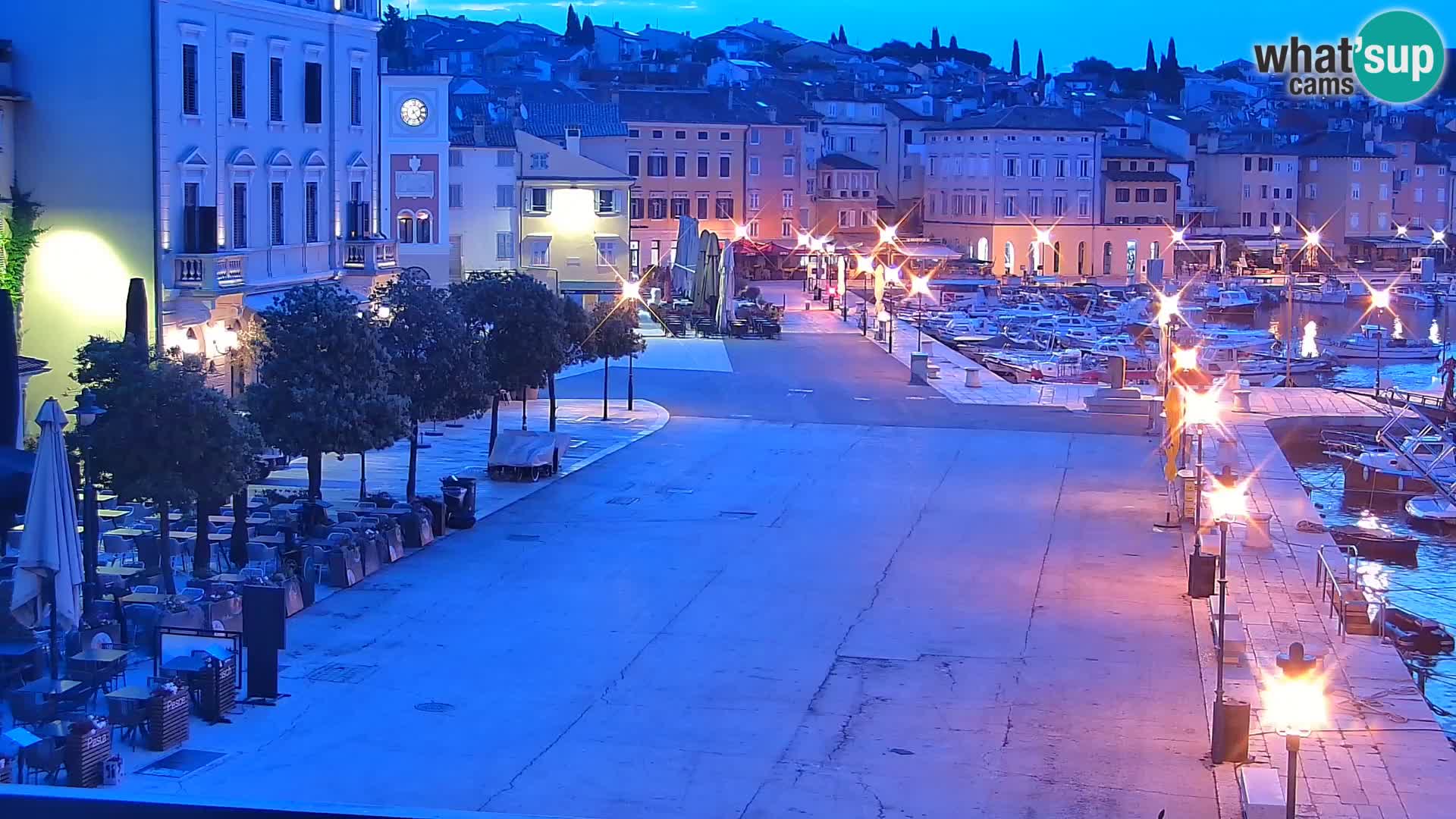Spletna kamera Rovinj promenada in marina | Rovinj Vreme