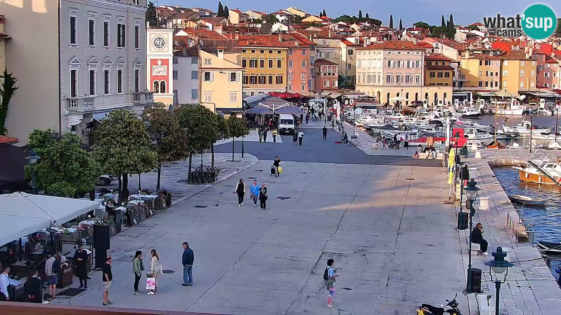 Webcam Rovigno marina | Lungomare | Rovinj Croazia