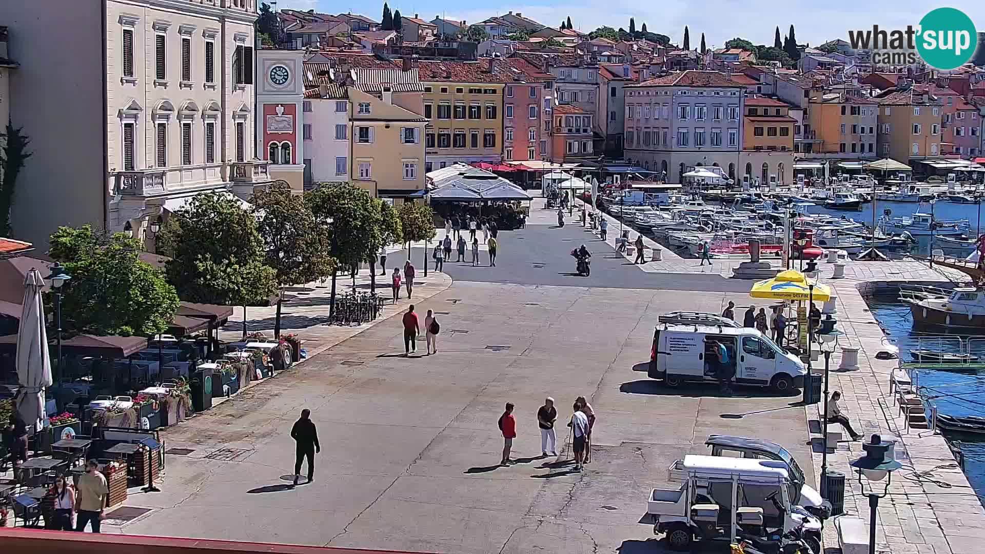 Promenada in marina v Rovinju