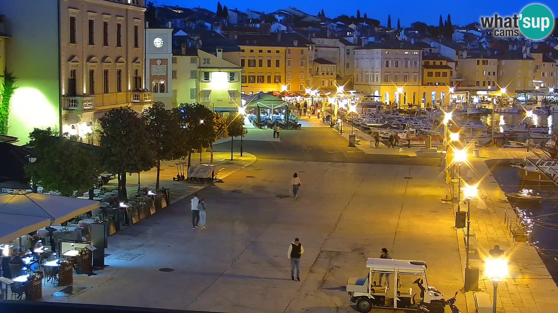 Promenada in marina v Rovinju