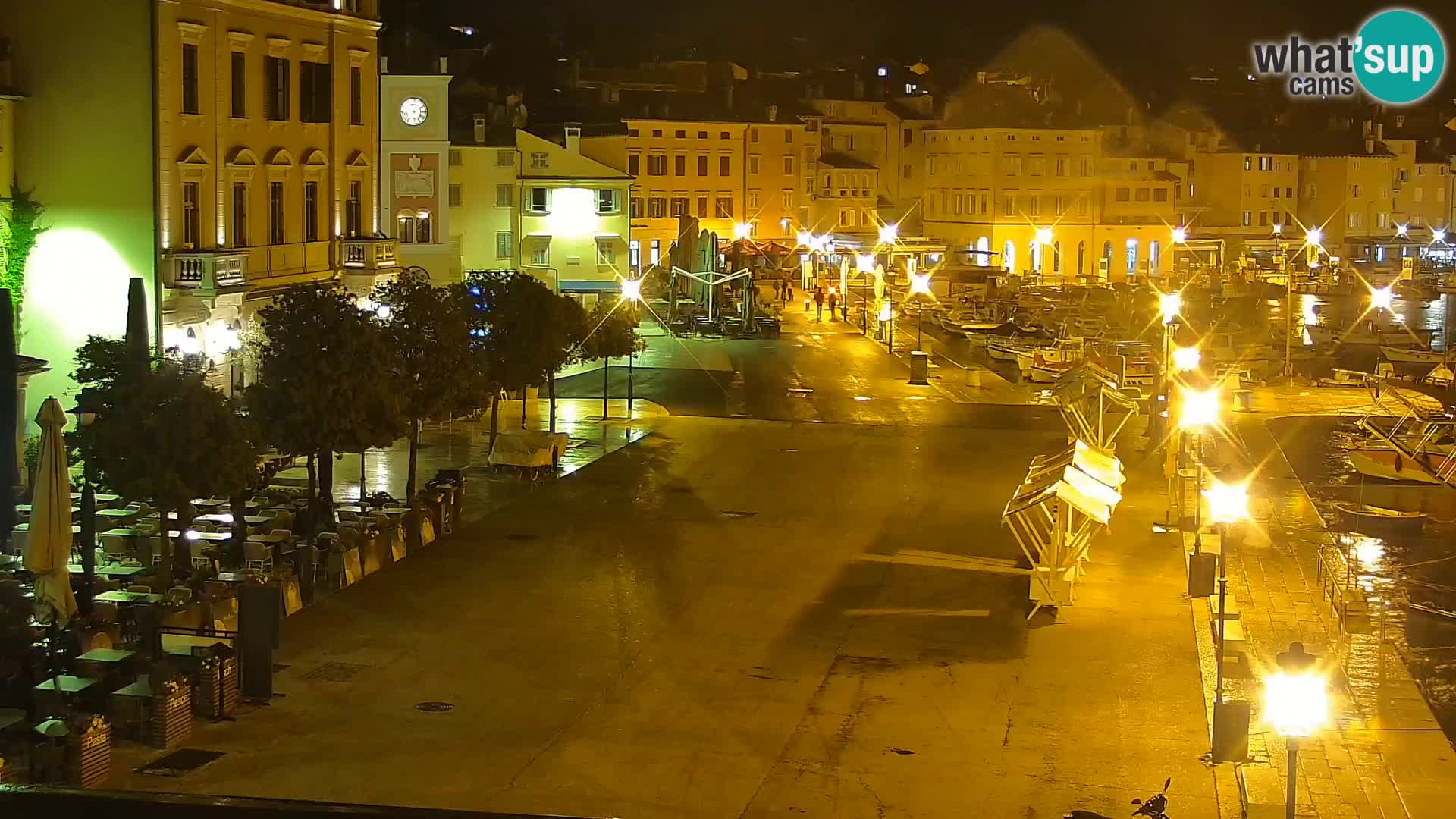 Promenade e marina a Rovinj