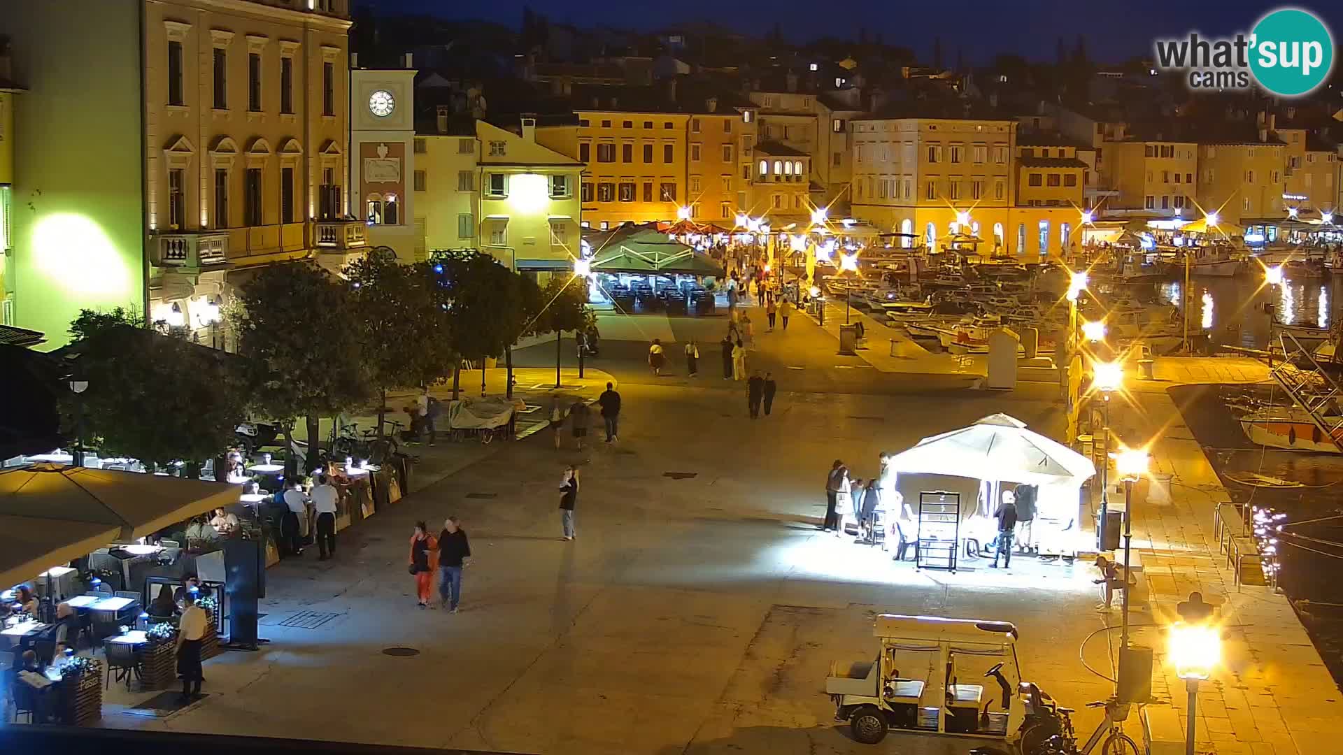 Promenade e marina a Rovinj