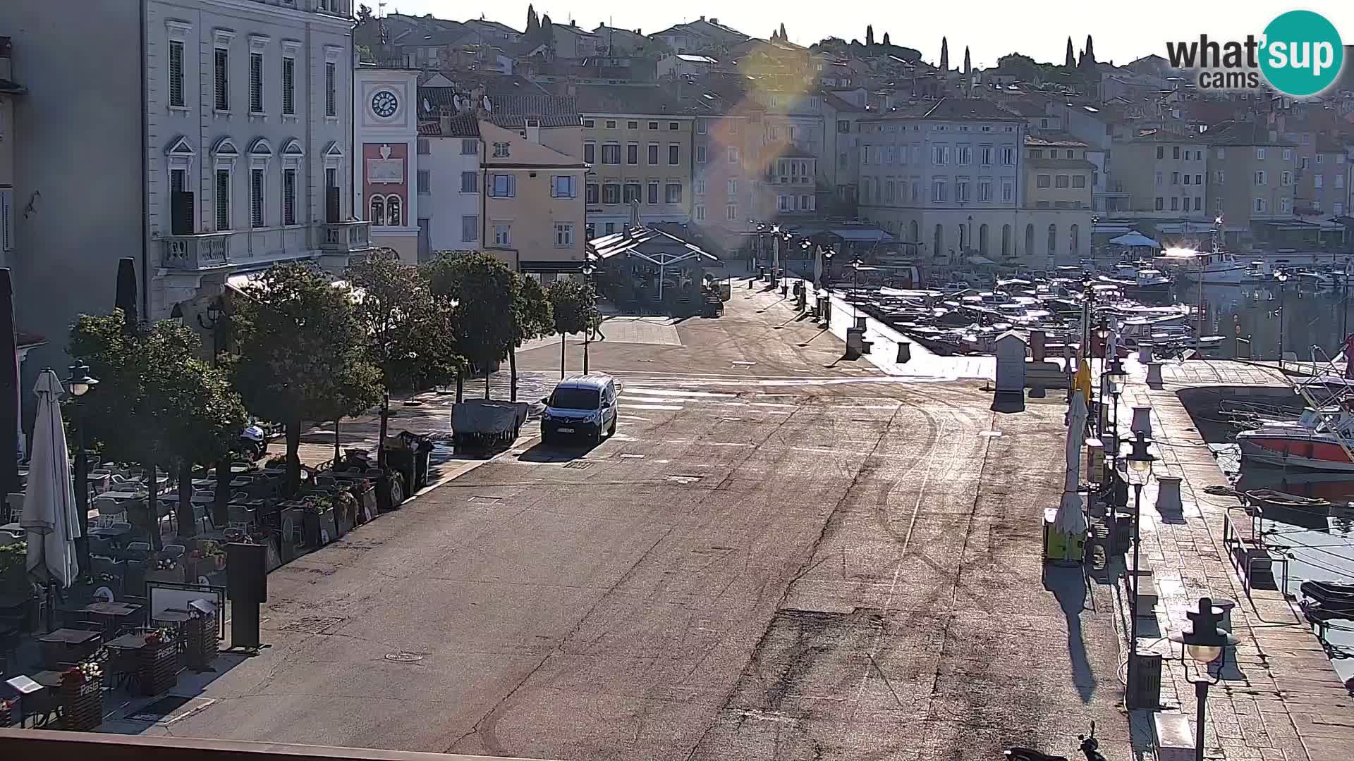 Rovinj webcam promenade and marina – Istria – Croatia