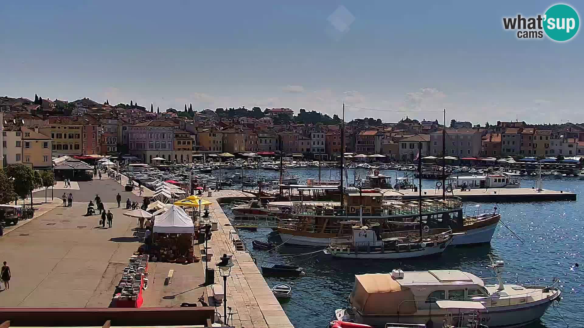 Lungomare e marina a Rovigno – Webcam motorizzata