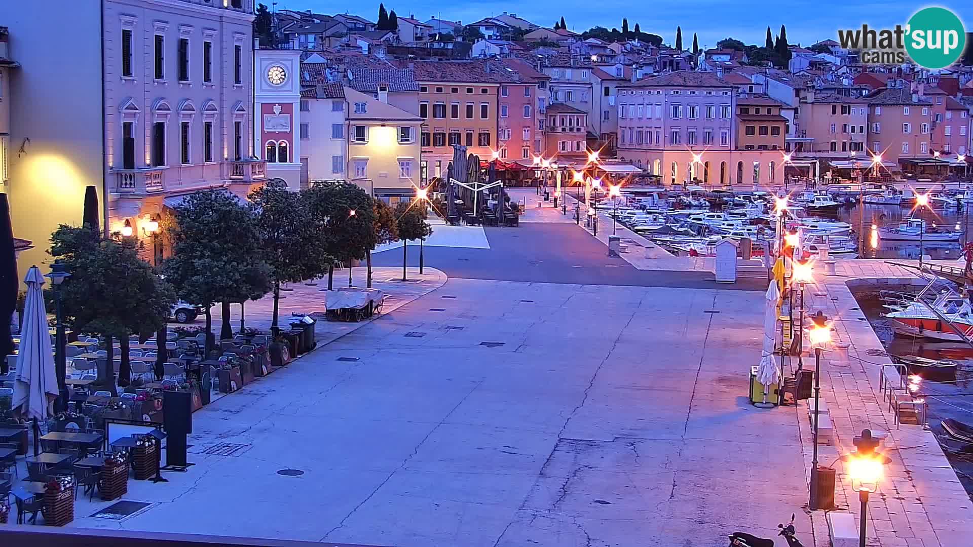 Spletna kamera Rovinj promenada in marina | Rovinj Vreme