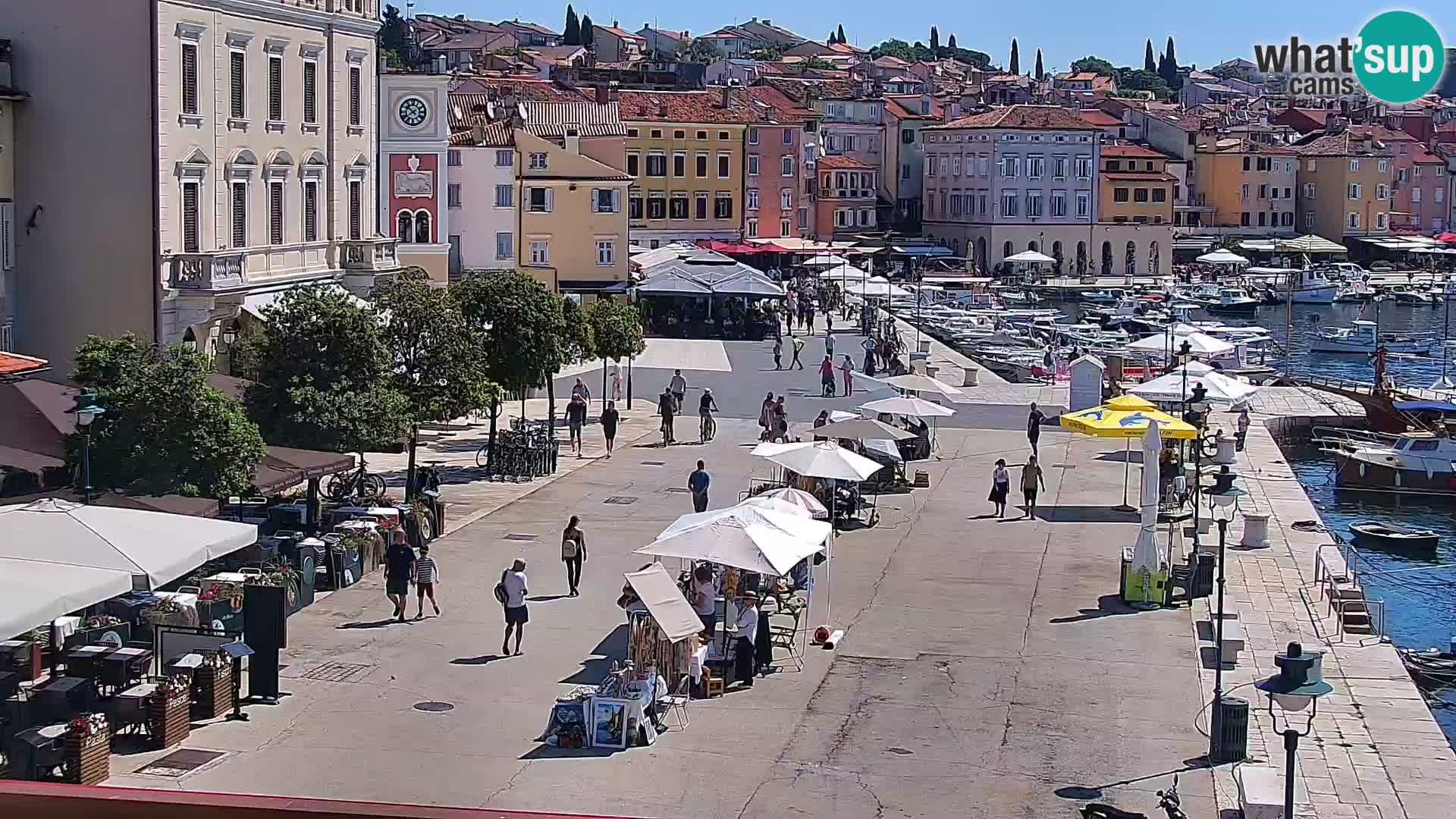 Promenade e marina a Rovinj