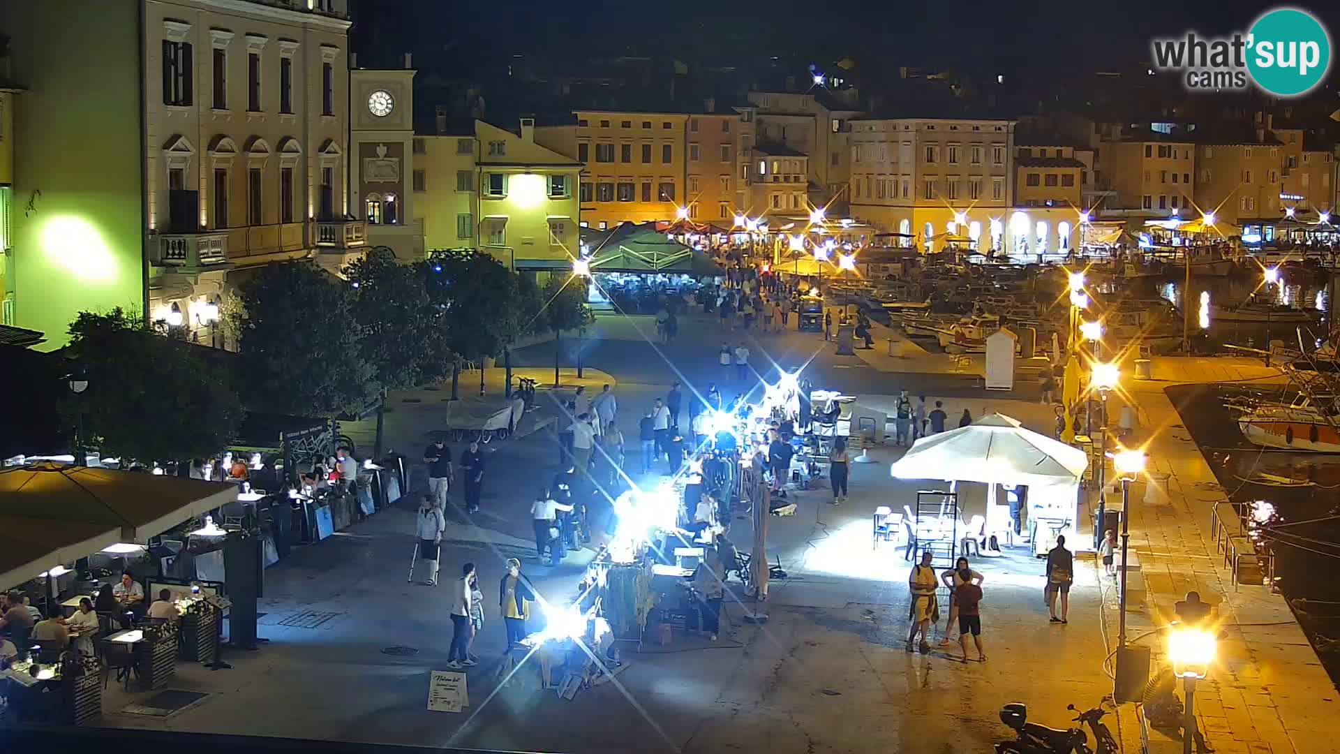 Rovinj webcam promenade and marina – Istria – Croatia