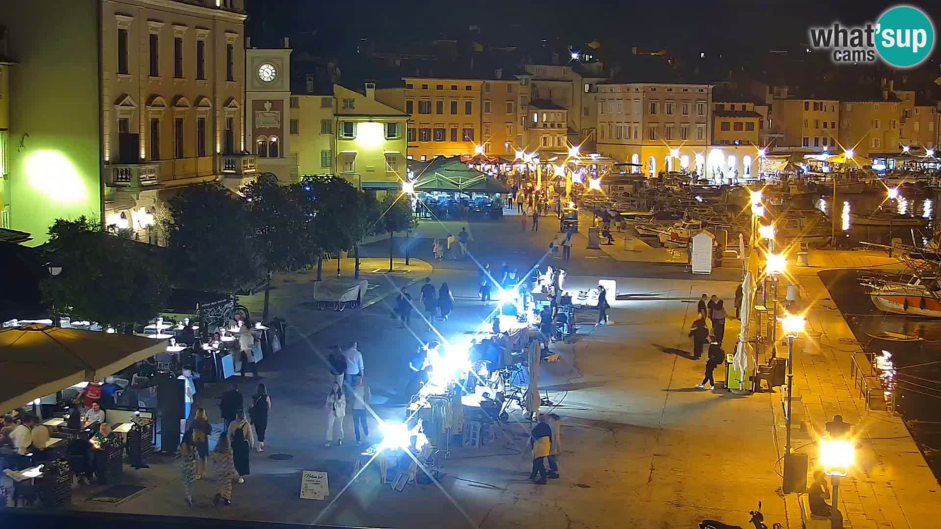 Rovinj webcam promenade and marina – Istria – Croatia