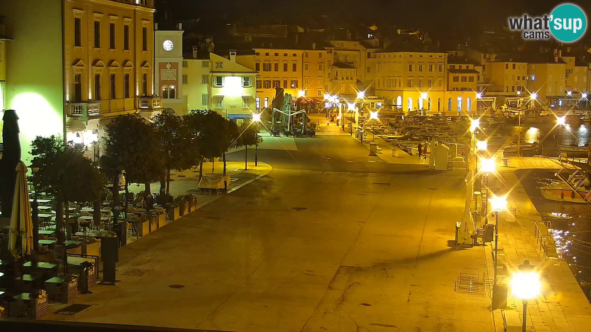 Rovinj webcam promenade and marina – Istria – Croatia