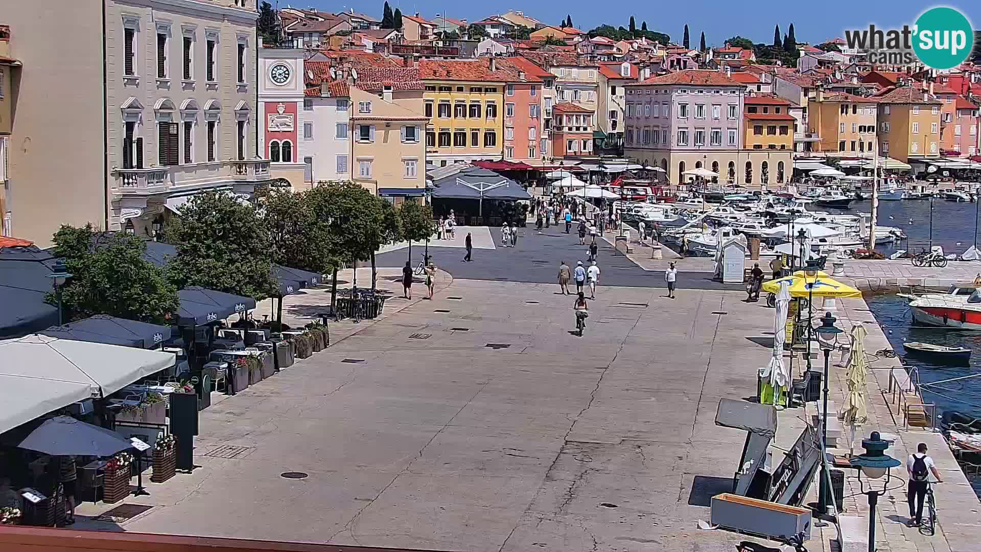 Rovinj webcam promenade and marina – Istria – Croatia