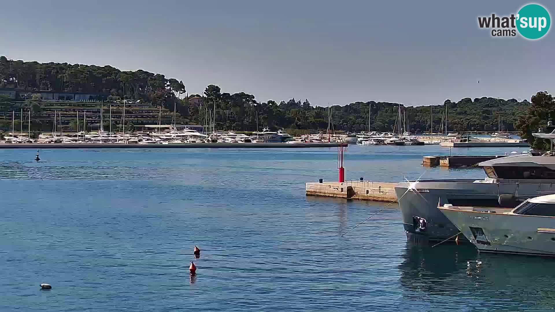Spletna kamera Rovinj promenada in marina | Rovinj Vreme
