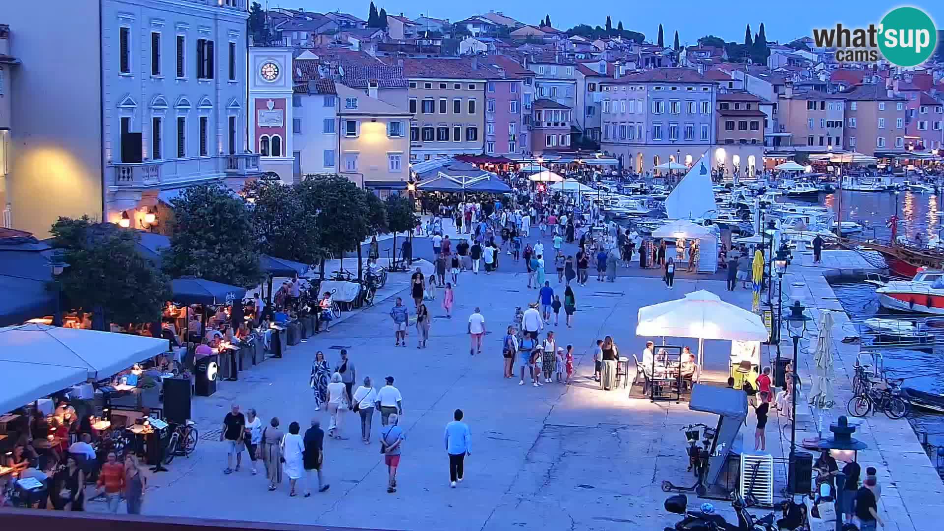 Webcam Rovigno marina | Lungomare | Rovinj Croazia