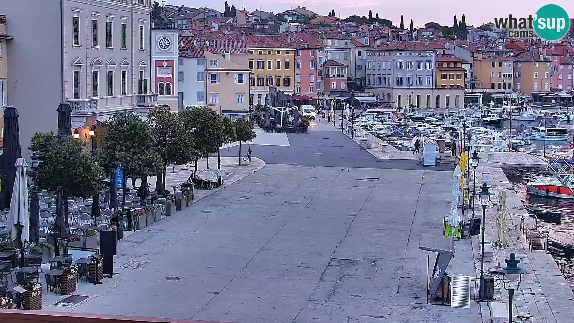 Rovinj webcam promenade and marina – Istria – Croatia