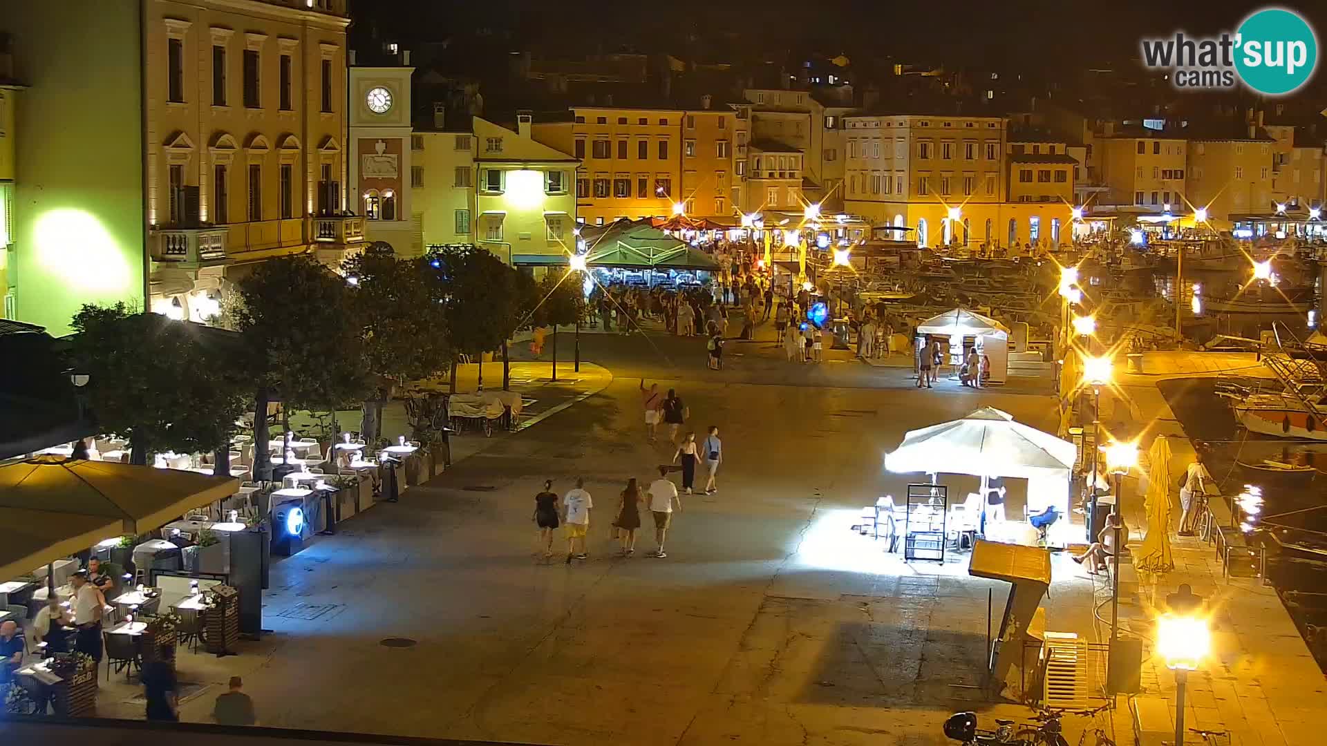 Rovinj webcam promenade and marina – Istria – Croatia