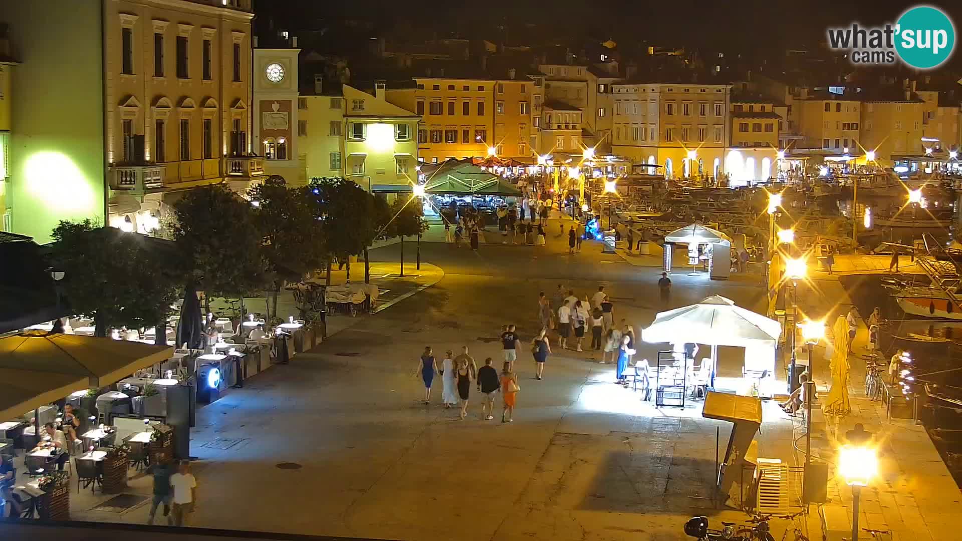 Rovinj webcam promenade and marina – Istria – Croatia