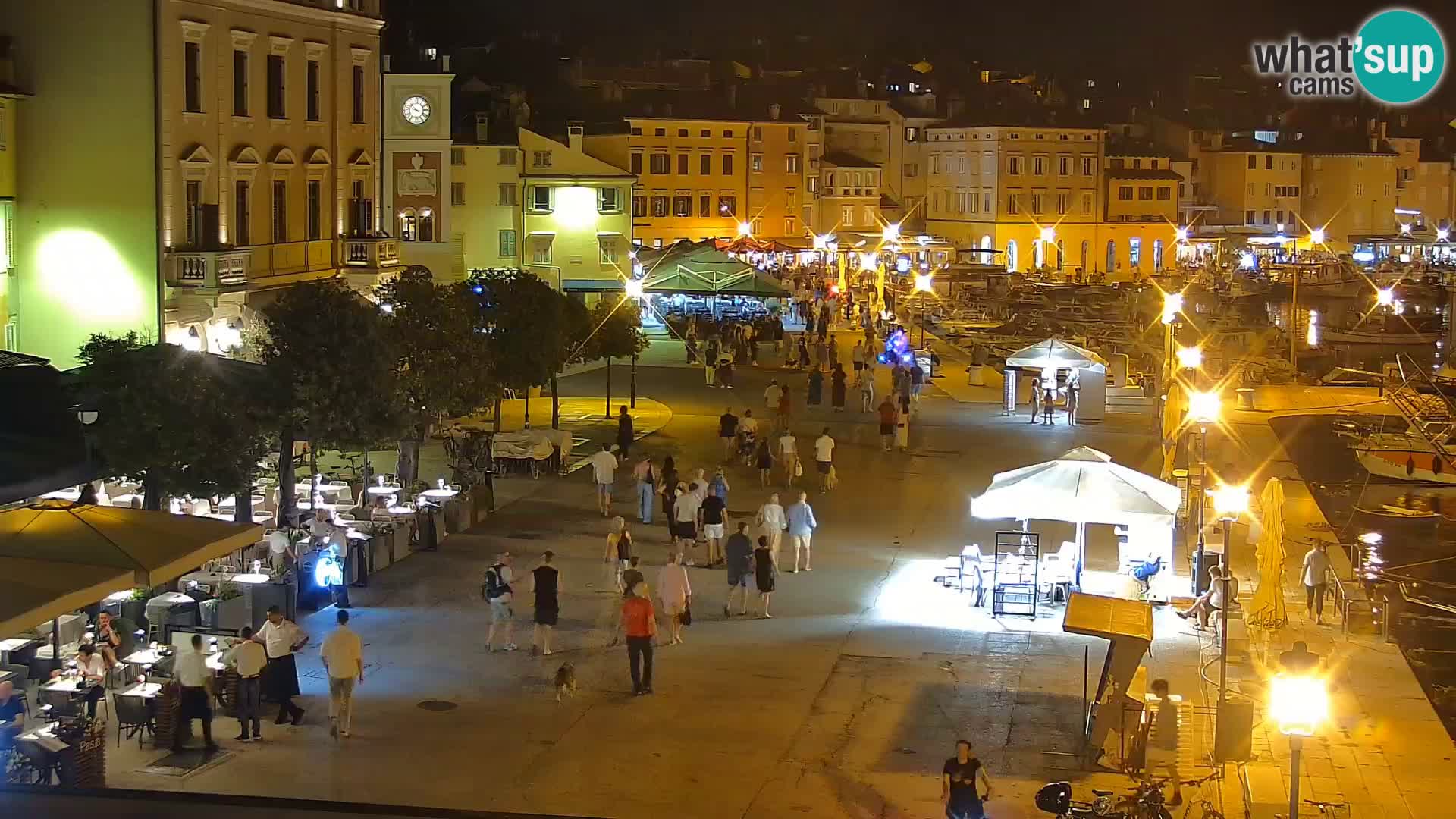 Rovinj webcam promenade and marina – Istria – Croatia