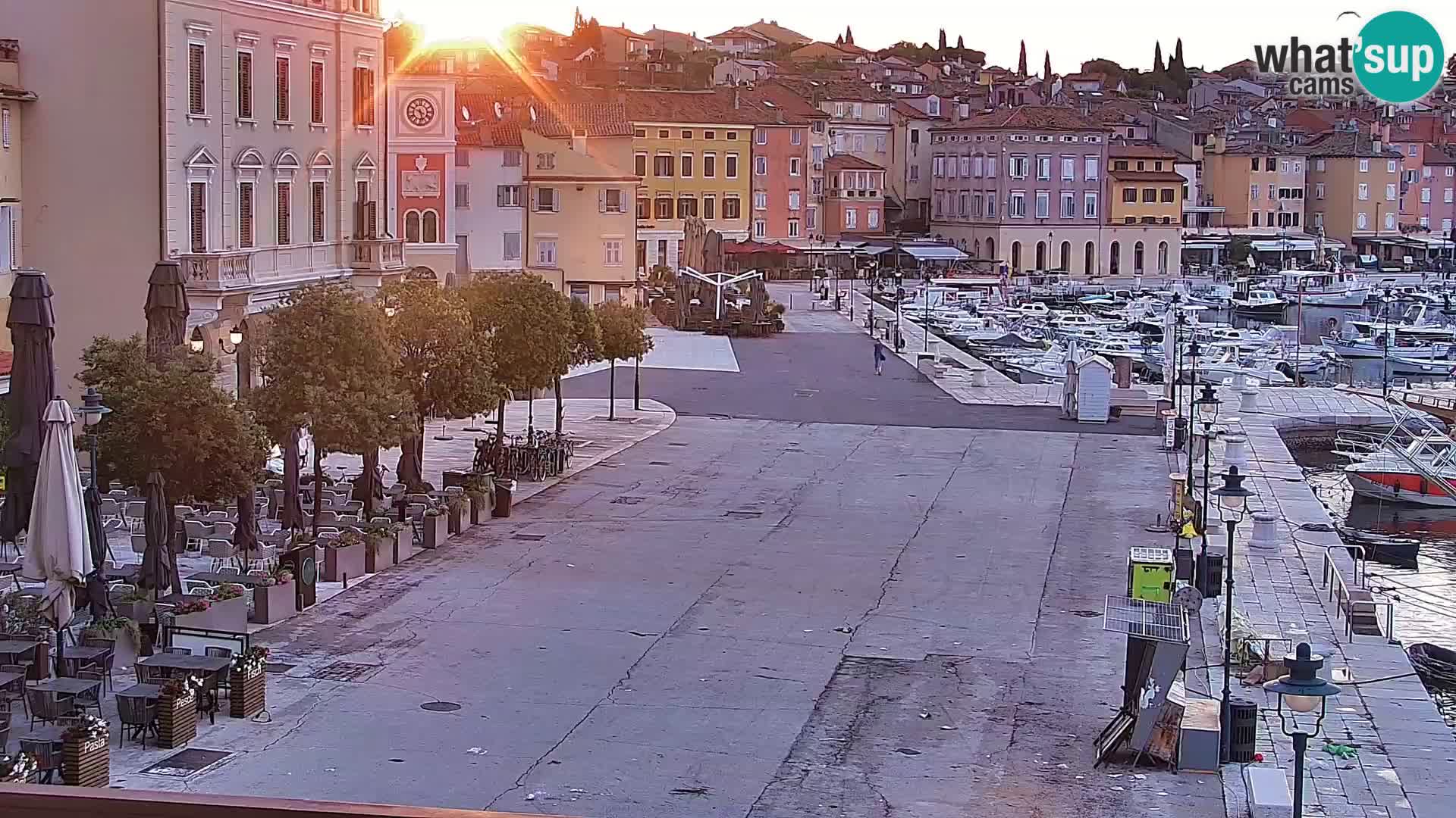 Webcam Rovigno marina | Lungomare | Rovinj Croazia
