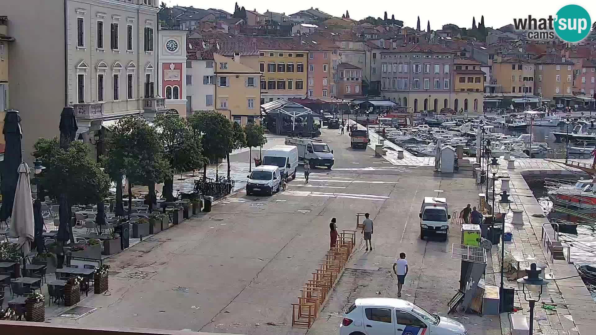 Promenade e marina a Rovinj