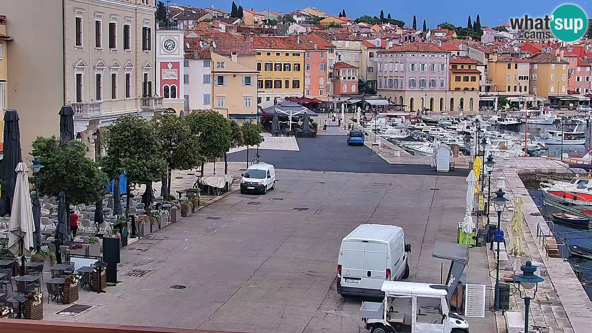 Promenade e marina a Rovinj
