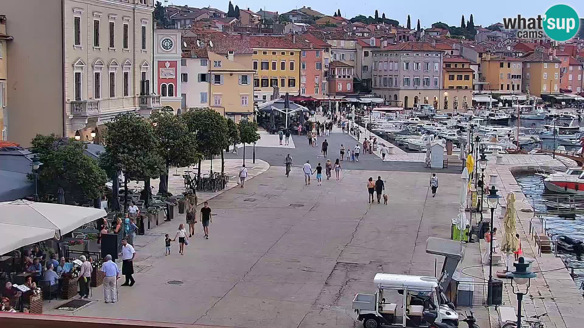 Promenade e marina a Rovinj