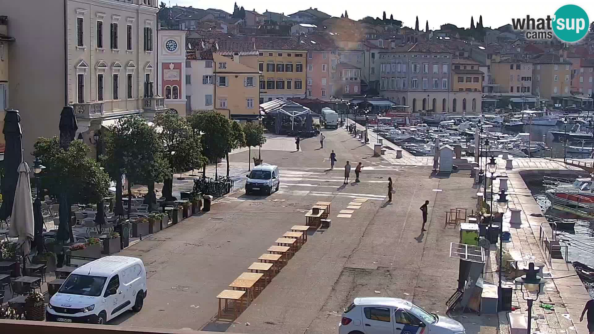 Promenade e marina a Rovinj