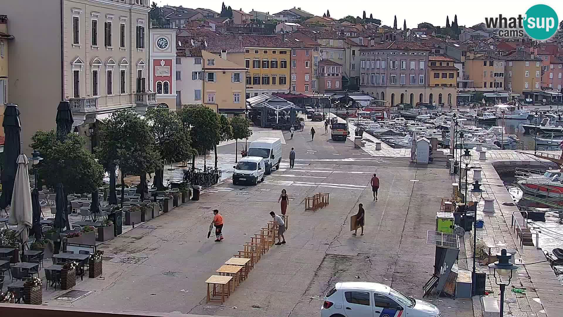 Spletna kamera Rovinj promenada in marina | Rovinj Vreme