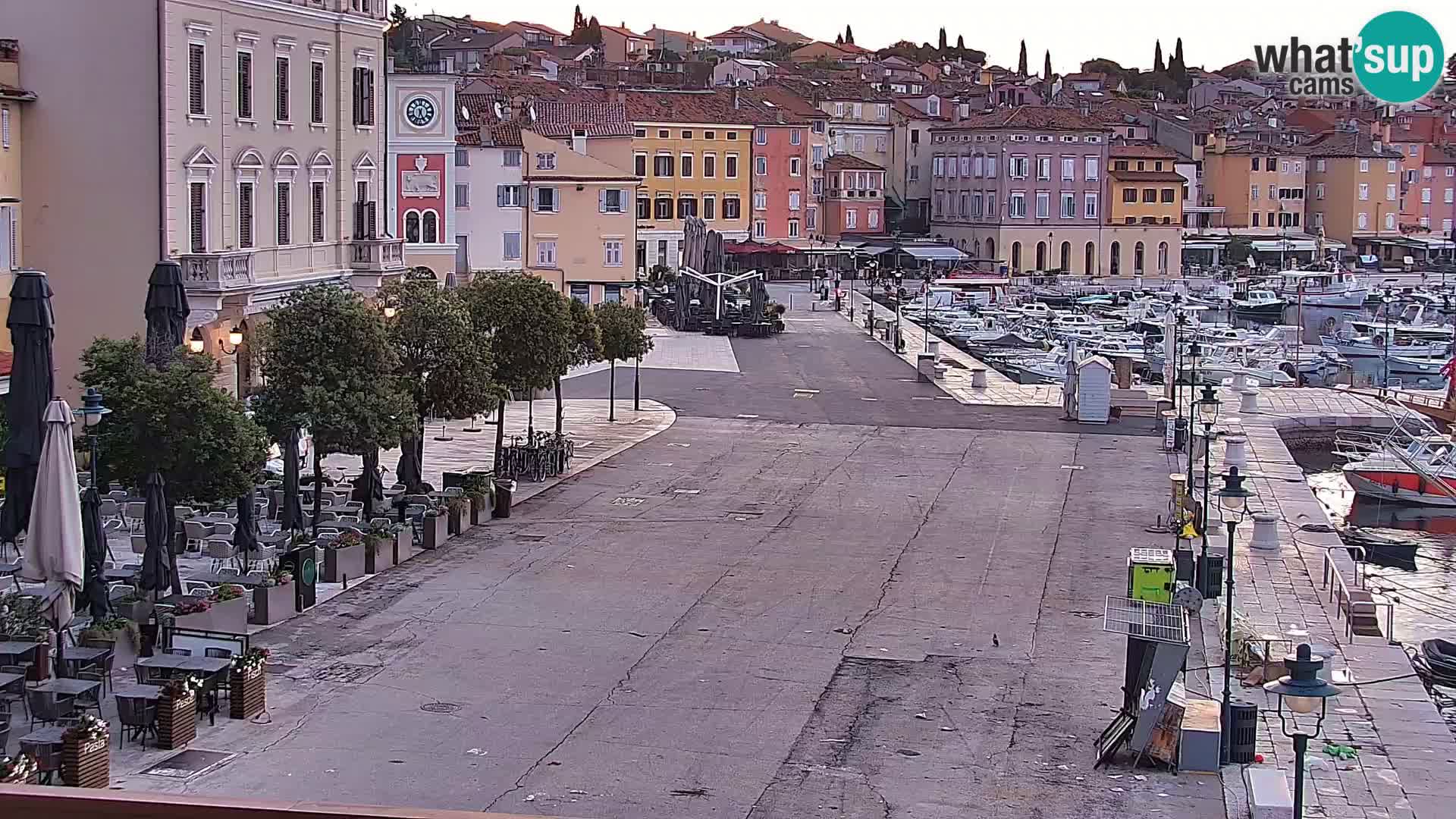 Webcam Rovigno marina | Lungomare | Rovinj Croazia