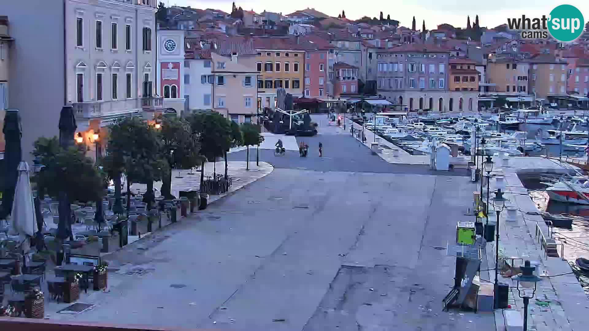 Promenade e marina a Rovinj