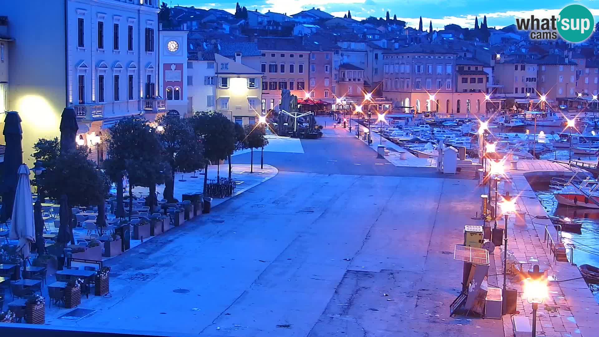 Rovinj webcam promenade and marina – Istria – Croatia